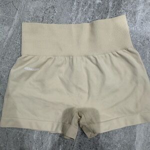 Secondleft Beige Workout Shorts